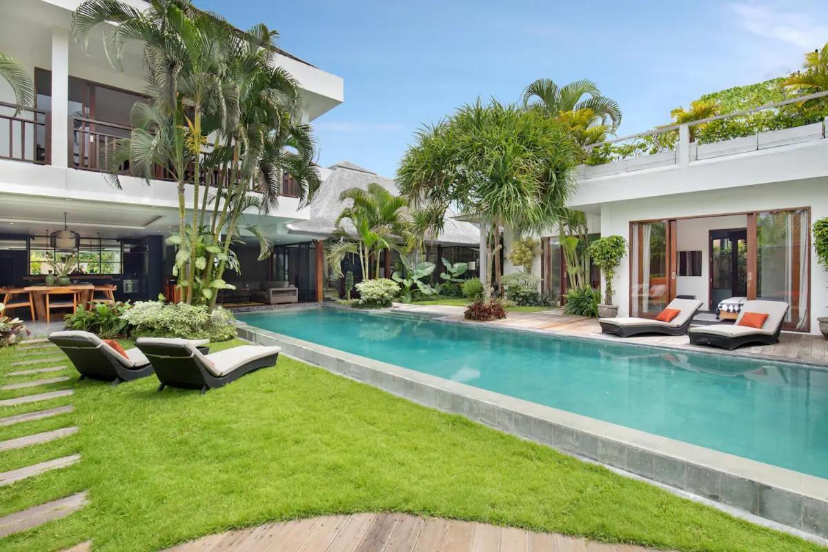 You Think You Know Canggu - Think Again! Stunning Large Luxxe 7Bed Villa Eksteriør bilde